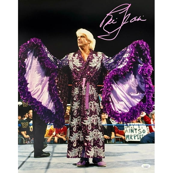 Ric Flair Signed Autographed 16x20 Photo JSA Authentic WWE WCW #C