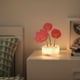 thumbnail image 1 of Lámpara LED de flores románticas para dormitorio y cuarto de niños con luz nocturna de floración automática de 700mAh, 1 of 9