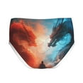 Disketp Red And Blue Sky Dragon Boys' Briefs Underwear for Toddlers