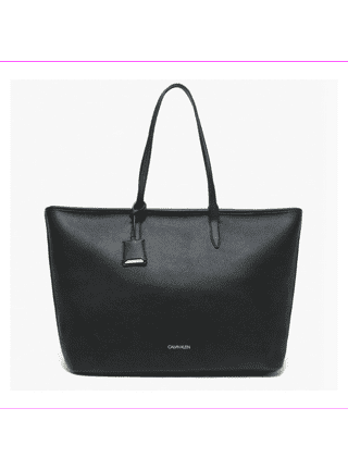 Calvin Klein Bag Saffiano Leather Tote - Metallic Tan