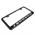 thumbnail image 3 of iPick Image for Ford Bronco Black Carbon Fiber Look ABS Plastic License Plate Frame, Official Licensed, 3 of 6