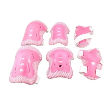 Unique Bargains Biking Skating Gear Elbow Pads Wrist Protector 3 Pairs for Child