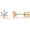 0.2 CTTW-gold, variant on FANCIME 0.2-0.6 cttw Lab-Grown Diamond 6-Prong Stud Earrings in 925 Sterling Silver (D-E Color, VS Clarity), 14K Yellow Gold Plated Fine Jewellery Anniversary Birthday Gifts for Women Her Wife Mum