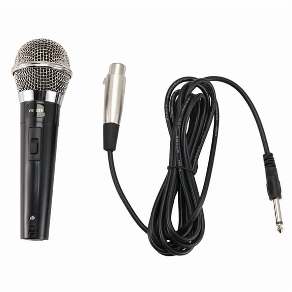 MIC Handheld Dynamic Wired Dynamic Microphone Clear Voice for Karaoke Vocal Music Performanc