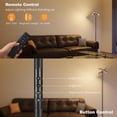 thumbnail image 6 of Modern Led Floor Lamp - 30w Super Bright Standing  350° Rotating Head Reading With Remote Control 3000k-6500k Stepless Dimmable Tall Corner For Living Room Bedroom Office, 6 of 9