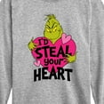 thumbnail image 3 of The Grinch - I'd Steal Your Heart  - Toddler & Youth Long Sleeve Graphic T-Shirt, 3 of 5