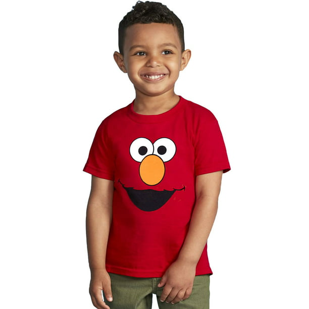 warmte vergeven Belang Sesame Street Elmo Face Toddler T-Shirt - Walmart.com