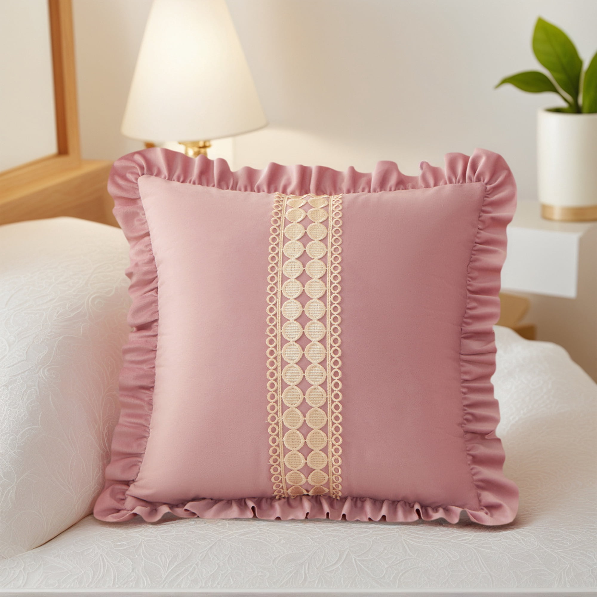 Unique Bargains 2 Pack Boho Throw Pillow Covers Cushion Cases Khaki