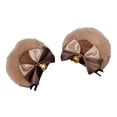 thumbnail image 5 of 2 Pieces Cartoon Animal Ears Hair Clips Bear Ear Hair Clips Party Headpiece Anime Cosplay Lolita Barrette for Party Cosplay Anime Theme Girls Brown, 5 of 8