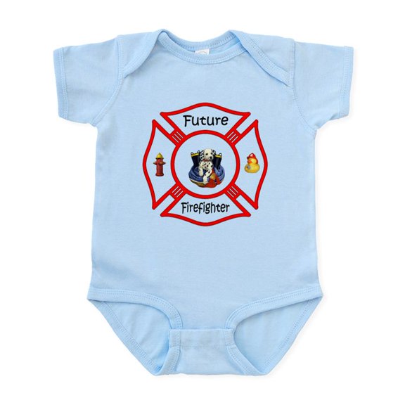 CafePress - Future Firefighter Infant Bodysuit - Baby Light Bodysuit, Size Newborn - 24 Months