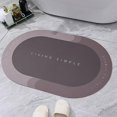 thumbnail image 1 of Alfombrilla de baño superabsorbente Alfombra de baño de secado rápido Felpudo de entrada antideslizante Alfombrillas de piel de napa Alfombra de baño Decoración para el hogar A01 Red40x60cm, 1 of 5
