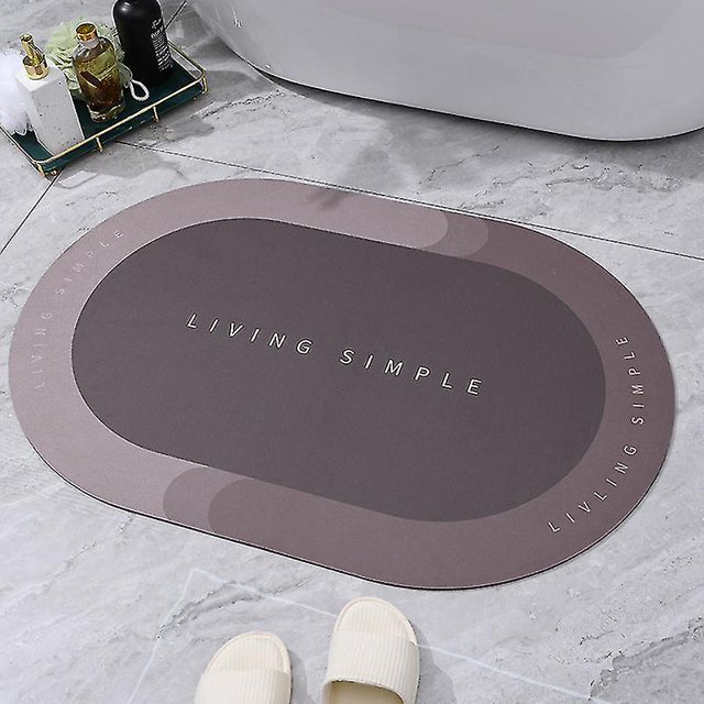 Alfombrilla de baño superabsorbente Alfombra de baño de secado rápido Felpudo de entrada antideslizante Alfombrillas de piel de napa Alfombra de baño Decoración para el hogar A01 Red40x60cm
