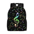 thumbnail image 1 of Balery Music Notes Mochila - Mochila Estilosa y Duradera para Laptop de 15 Pulgadas con Tela Oxford Impermeable, 1 of 8