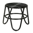 thumbnail image 2 of Wholesale Interiors Baxton Studio Pertessa Modern Bohemian Black Finished Rattan End Table, 2 of 6