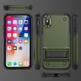 thumbnail image 6 of JTCASES for iPhone XR Case, Foldable Kickstand Heavy Duty Protective Rugged Hybird Anti-slip Shockproof/Drop Resistant PC TPU Shell for iPhone XR, Armygreen, 6 of 7