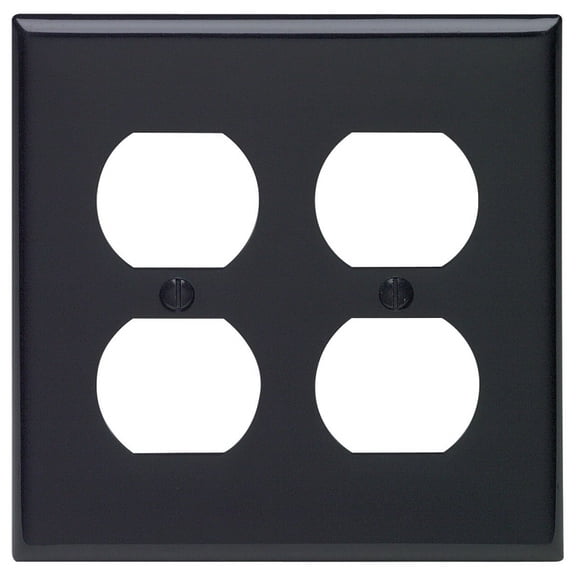 WLPLT 2G DPLX RCPT BLACK (Pack of 1)