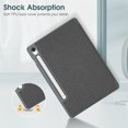 thumbnail image 3 of Fintie Slim Case for Samsung Galaxy Tab S10 Lite/ S10 FE/ S9 FE 5G 10.9 Inch/Tab S9 11 Inch with Built-in S Pen Holder, Soft TPU Smart Stand Back Cover Auto Wake/Sleep Feature, Composition Book Black, 3 of 11