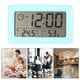 thumbnail image 1 of Reloj De Escritorio Digital, Reloj Digital De Pared Con Pantalla De Humedad Y Temperatura Con Batería De Plástico Duradero Azul Para La Familia, 1 of 7