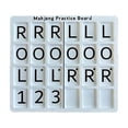 thumbnail image 1 of SIYTUAU Portable Mahjong Practice Board With 24 Slots For Charleston Mahjong Lovers Durable Plastic For Easy Use And Storage Compact Size For Home, 1 of 6