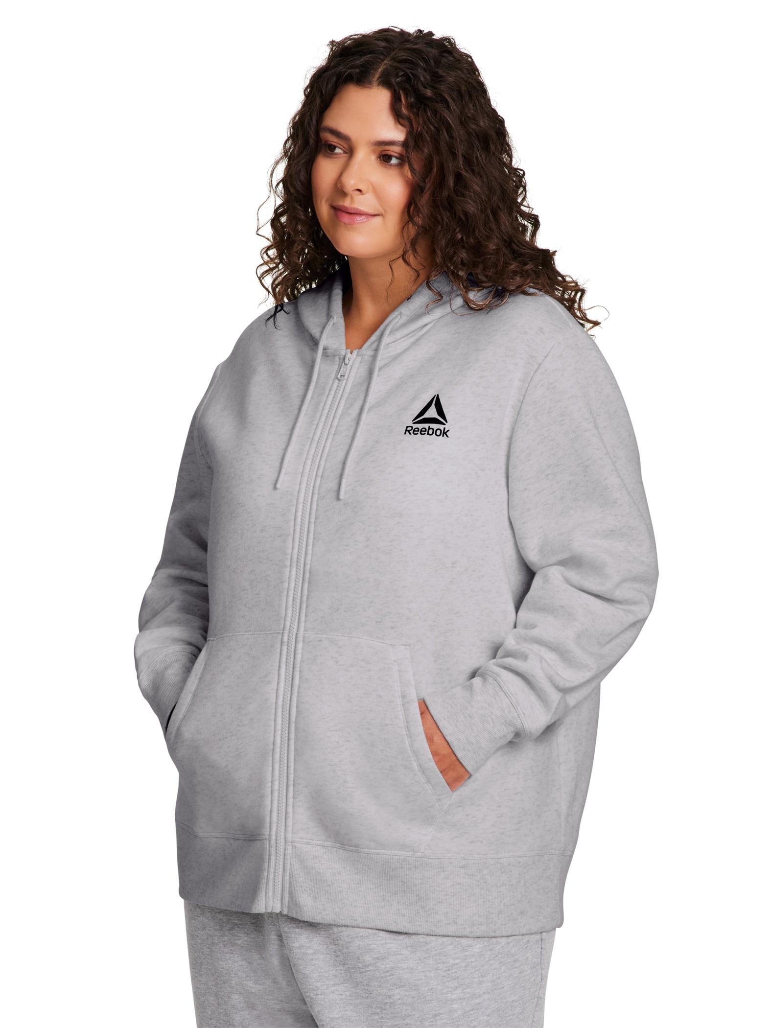 Reebok Women's and Women's Plus Game Day Zip Up Hoodie, Sizes XS-4X