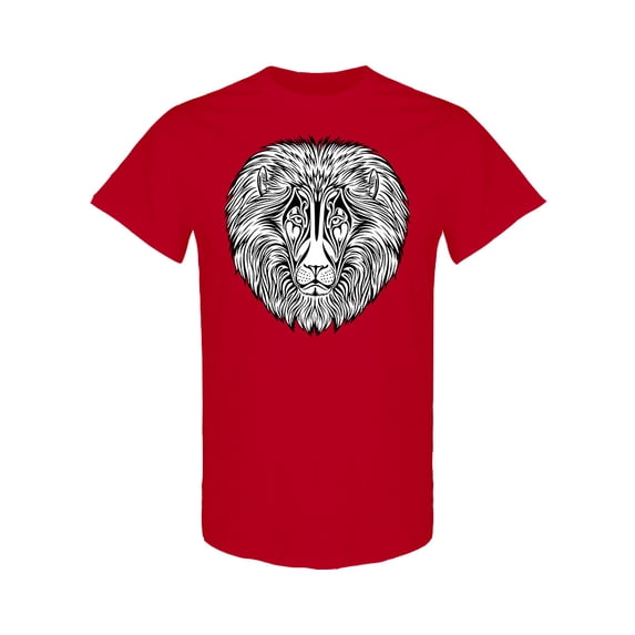 African Lion T-Shirt Men -Image by Shutterstock, Male 3X-Large