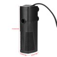 thumbnail image 4 of FAGINEY 5W Aquarium Fish Tank Filter Submersible Pump Flow Spray Increasing Oxygen Pumping , Fish Tank Submersible Pump, Flow Spray Pump, 4 of 7