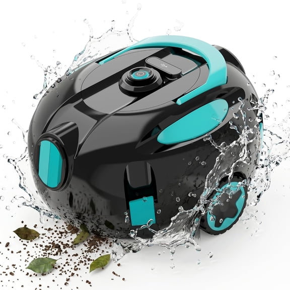HIXZAP Cordless Robotic Pool Cleaner – Automatic Pool Vacuum Robot for In-Ground Pools | Dual Suction, 90-130 Minute Runtime