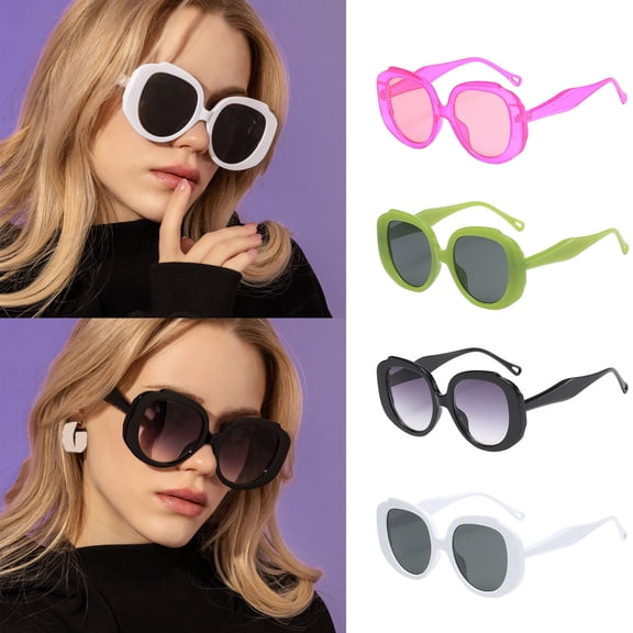 Only Moment Sun Glasses Fashion Accessories Plastic Trendy Rectangle Womens Mens Shades Sun Glasses Hot Pink One Size