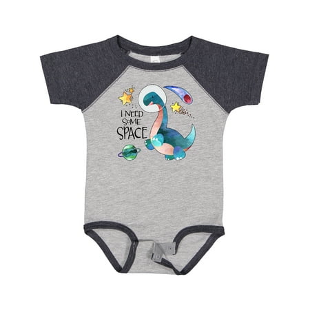 

Inktastic I Need Some Space Dinosaur Astronaut with Stars and Planet Gift Baby Boy or Baby Girl Bodysuit