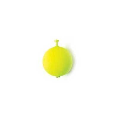 - Eagle Claw Float Round Foam Weighted Snap-On Chartreuse 2ct 11/2'