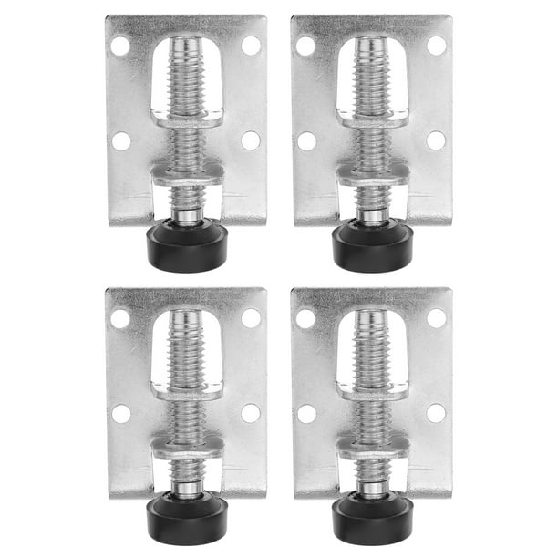 4 patas niveladoras ajustables de alta resistencia para muebles.