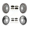 thumbnail image 1 of Transit Auto Front Rear Coated Disc Brake Rotors and Semi-Metallic Pads Kit for Car Kia Soul EV KGS-102274, 1 of 11