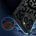 thumbnail image 4 of Kryonix For iPhone 16 Pro Max Case Magnetic, Leopard Print Matte Phone Case with MagSafe Compatible for 12-16 Series, Black/White/Red, 4 of 6