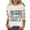 A13 White-Game Day, variant on Mifsaly Football Shirts for Women 3/4 Sleeve Game Day Shirt Team Fans Game Day Sport Basic Tee XXL
