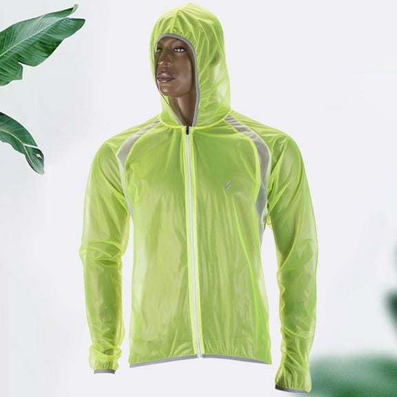 FOLOYORI Rain Jacket Women Cycling Rainwear Breathable 1Pcs for Hiking
