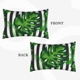 thumbnail image 4 of Balery Palm Greenery Bedding Queen Pillow Cases - Envelope Closure - Soft Brushed Microfiber Fabric - Shrinkage and Fade Resistant Pillow Cases-16"x24", 4 of 9