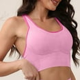 thumbnail image 6 of SMihono Sports Bras for Women High Support High Impact Sports Bras for Women Large Bust Push up Racerback Workout Running Bra Pink XL, 6 of 8