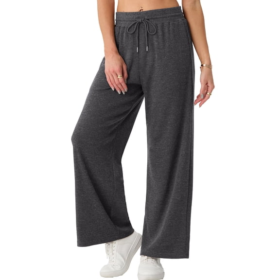 Cueply Wide Leg Sweatpants Women Casual Baggy Heavyweight Lounge Sweat Pants Winter Joggers with Pockets