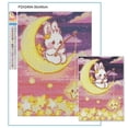 thumbnail image 4 of Pintura de diamantes AB de conejo y estrella en sueño, mosaico de diamantes bordado, imagen de dibujos animados, Kit de punto de cruz DIY, decoración del hogar, regalo de niña, 4 of 4