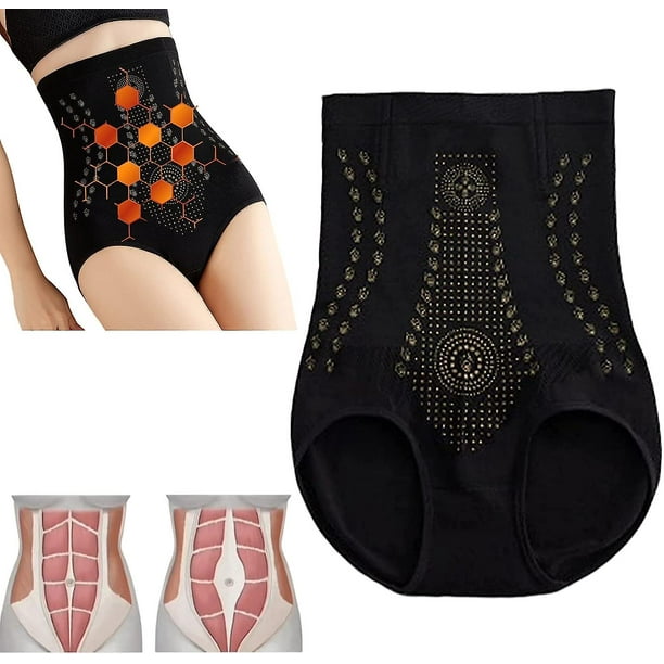 Mid Waist Tummy Control Underwear For Women Honeycomb Slimming Shapwear  Panty