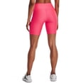 thumbnail image 4 of Pantalones cortos Under Armour HeatGear Armour para bicicleta, color rosa, talla pequeña, 4 of 6