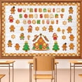 thumbnail image 1 of Juego de tablones de anuncios navideños con pan de jengibre, 113 unidades, de HIQINLUG, 1 of 7