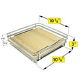 thumbnail image 4 of LYNK PROFESSIONAL Elite 10-1/4" Wide Pull Out Spice Rack Organizer for Cabinet, Slide Out Shelf, Chrome, 4 of 9