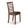 thumbnail image 5 of East West Furniture  6 Piece Dining Table Set- a Dining Room Table and 4 Kitchen Chairs with a Bench, Mahogany (Seat Option) PSML6D-MAH-LC, 5 of 5
