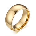 thumbnail image 1 of Joyería Dome Simple 6mm Taille 4-14 Ordinaire Des Couples Noir Argent Titane Plaqu Or Rose Bague De Mariage Pour Homme Femme Comfort, 1 of 5