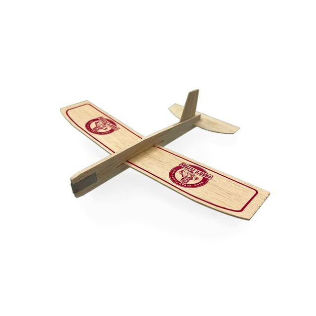 Planeadores Fred's Flyers de madera de balsa, 5 unidades, fabricados en EE. UU.
