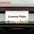 thumbnail image 5 of 1Pack License Plate Frames with Cute Cartoon Animal Pattern Includes Screws & Caps Full Accessories Included Size 6.3x12.2inch(16x31cm), 5 of 8
