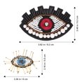 thumbnail image 4 of 2pcs Eyes Patch Cartoon Applique Embroidery Garment Applique DIY Sewing Applique, 4 of 9