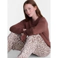 thumbnail image 5 of Joyspun Women's Velour Sleep Pants, Sizes XS-3X, 5 of 6