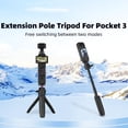 thumbnail image 4 of Camera Phone Tripod, 360 Degree Rotation Small Tripod Stand Short Handle Selfie Stick Multiple Stage Expansion  for OSMO Pocket 3 for Live Streaming, 4 of 7